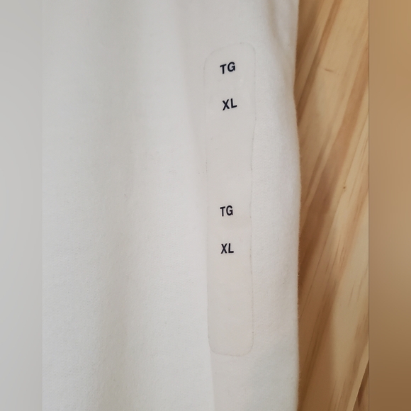 GAP Size XL White Drawstring Sweatpants With Embroidered Logo - Picture 10 of 14